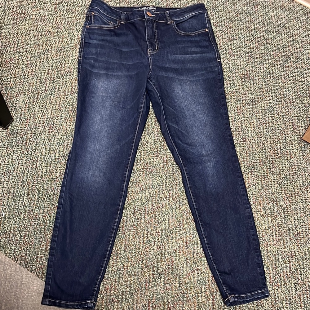 Women’s Maurice’s Ever Flex High Rise jeans- only worn once! W/ tummy control